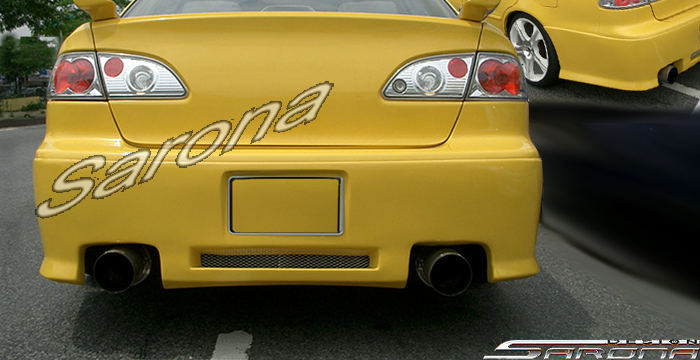 Custom Toyota Corolla  Sedan Rear Bumper (1998 - 2002) - $430.00 (Part #TY-017-RB)